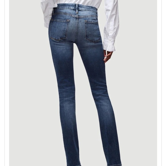 Frame Denim Le Crop Mini Boot Jean Kingland High Rise Stretch Sz 28 - Picture 2 of 15